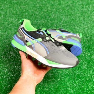 Puma Mirage Tech Castlerock Low Mens Running Shoe Gray Green 381118-01 NEW Multi